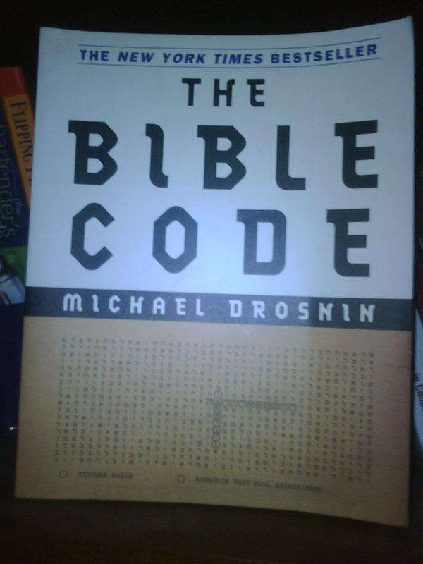 The Bible Code - for the philosophical ones - $10